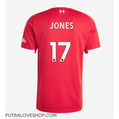 Dres Liverpool Curtis Jones #17 Domáci 2025-26 Krátky Rukáv